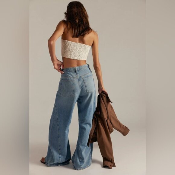 Free People We The Free Eden High Slouchy Jeans Size 29 - Picture 4 of 16